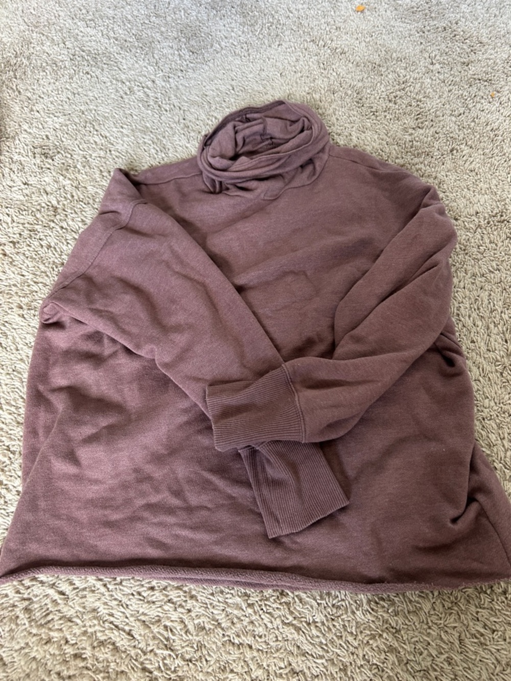 AerieCozy Mauve Turtleneck Sweater